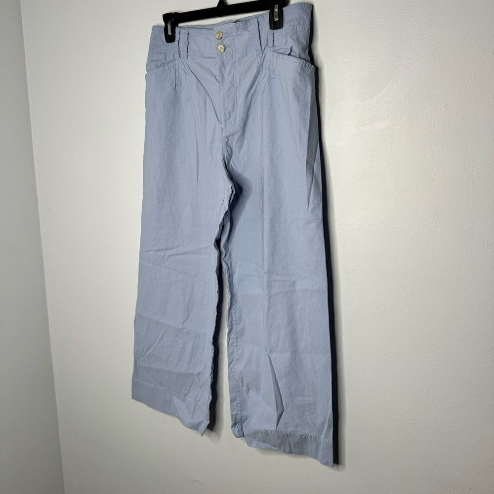 Anthropologie blue lightweight wide leg pants size 31 - Picture 2 of 5